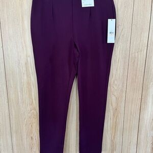 Calvin Klein NWT Deep Plum Slim Ankle Pants